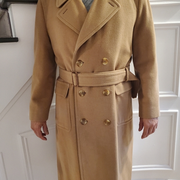 Mens Burberrys Cashmere Full Legnth Double Breaste - Picture 5 of 10